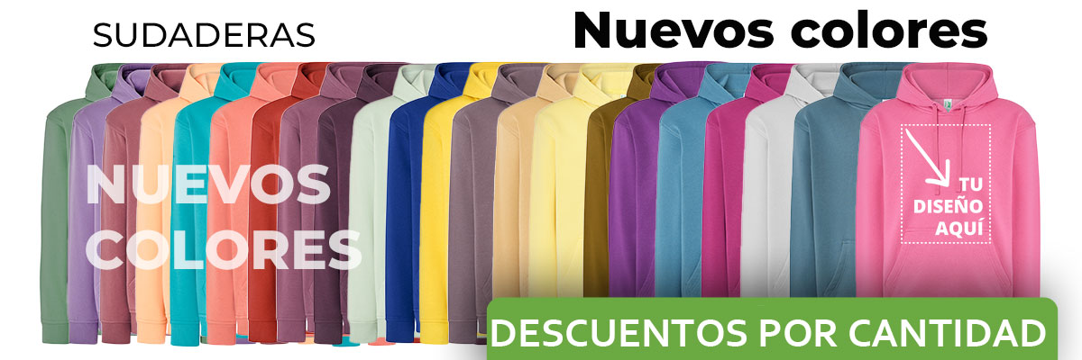 sudaderas personalizadas para grupos, empresas y pe&ntilde;as