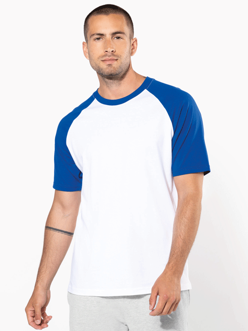 Camiseta Baseball K330 bicolor ragl&aacute;n para personalizar
