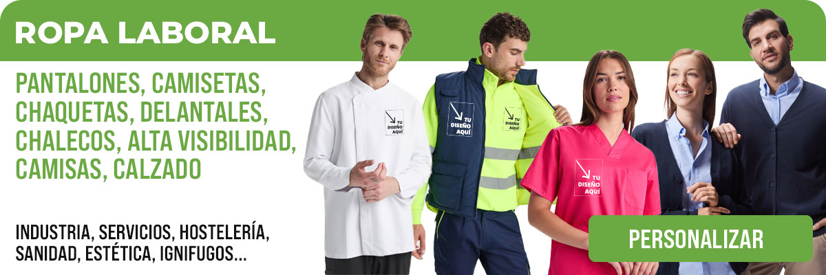 Ropa laboral y ropa de alta visibilidad personalizada con logo para empresas, aut&oacute;nomos y equipos de trabajo