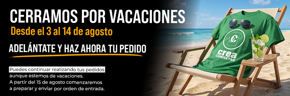 Cerrado por vacaciones