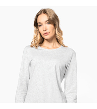 CAMISETA PREMIUM MANGA LARGA MUJER K383