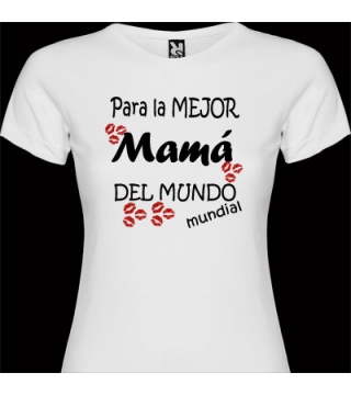 Camiseta Mejor madre mundo mundial