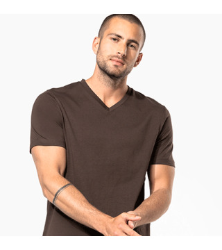 CAMISETA CUELLO PICO K357