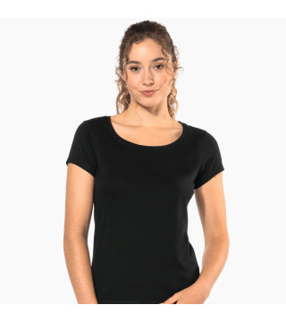 CAMISETA CUELLO BARCO MUJER K384