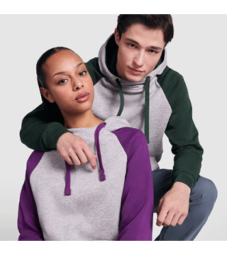 SUDADERA BICOLOR CAPUCHA BADET