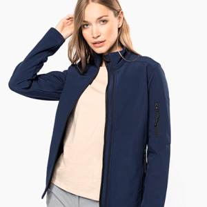 SOFTSHELL MUJER KARIBAN K400 3 CAPAS