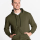 SUDADERA CREMALLERA Y CAPUCHA JHK